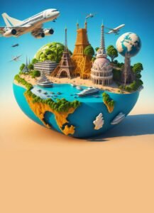 Home travel agency poster postermywall